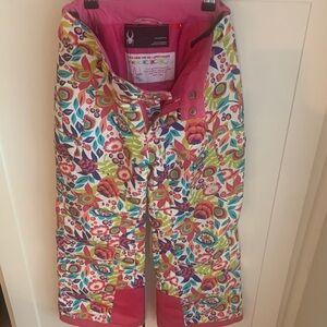 Spyder Multicolor Floral Snow Pants